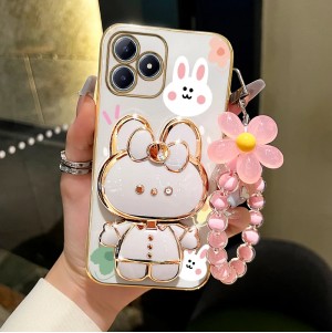 جراب أرنب كيوت بمراّة ميكب اب 